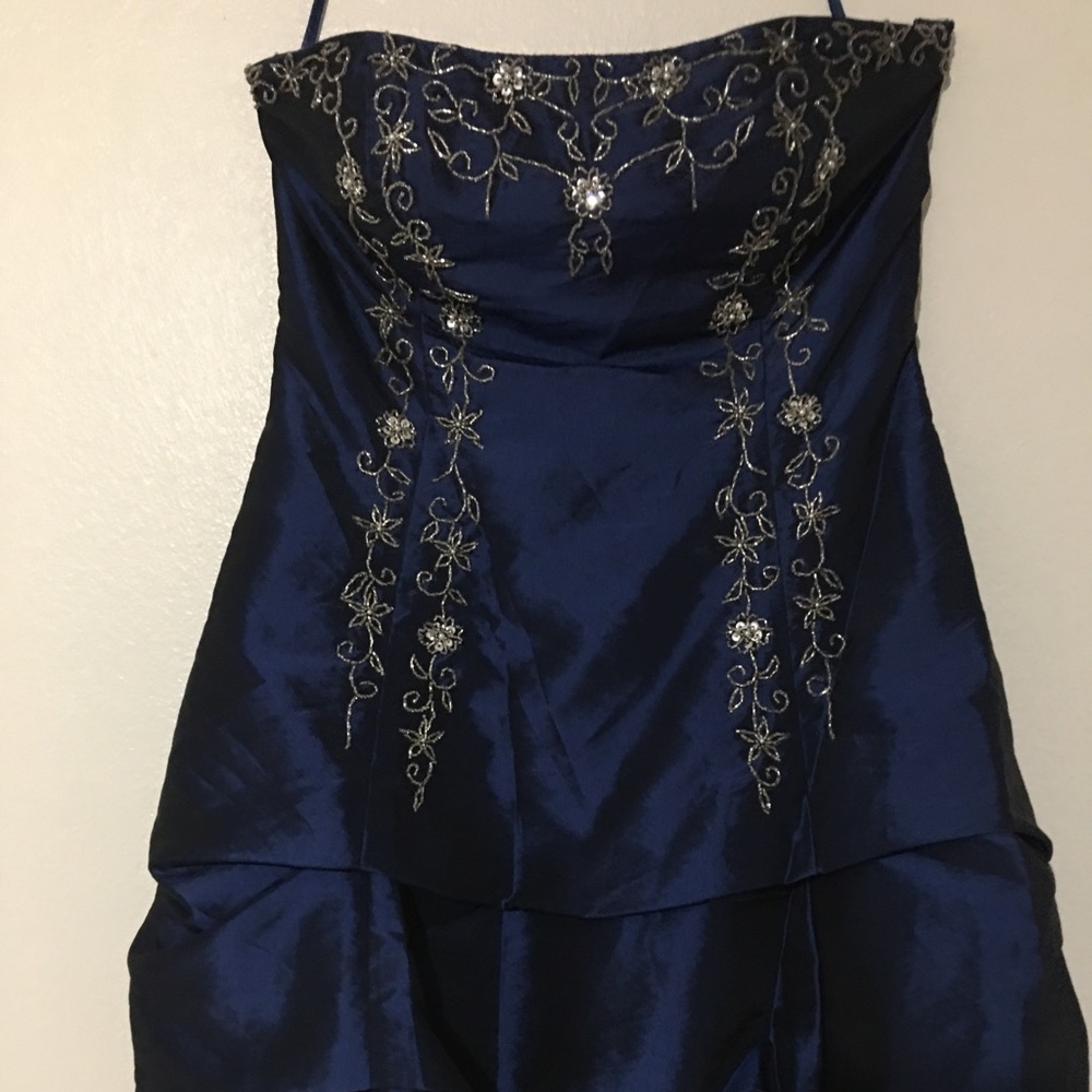 Blue dress